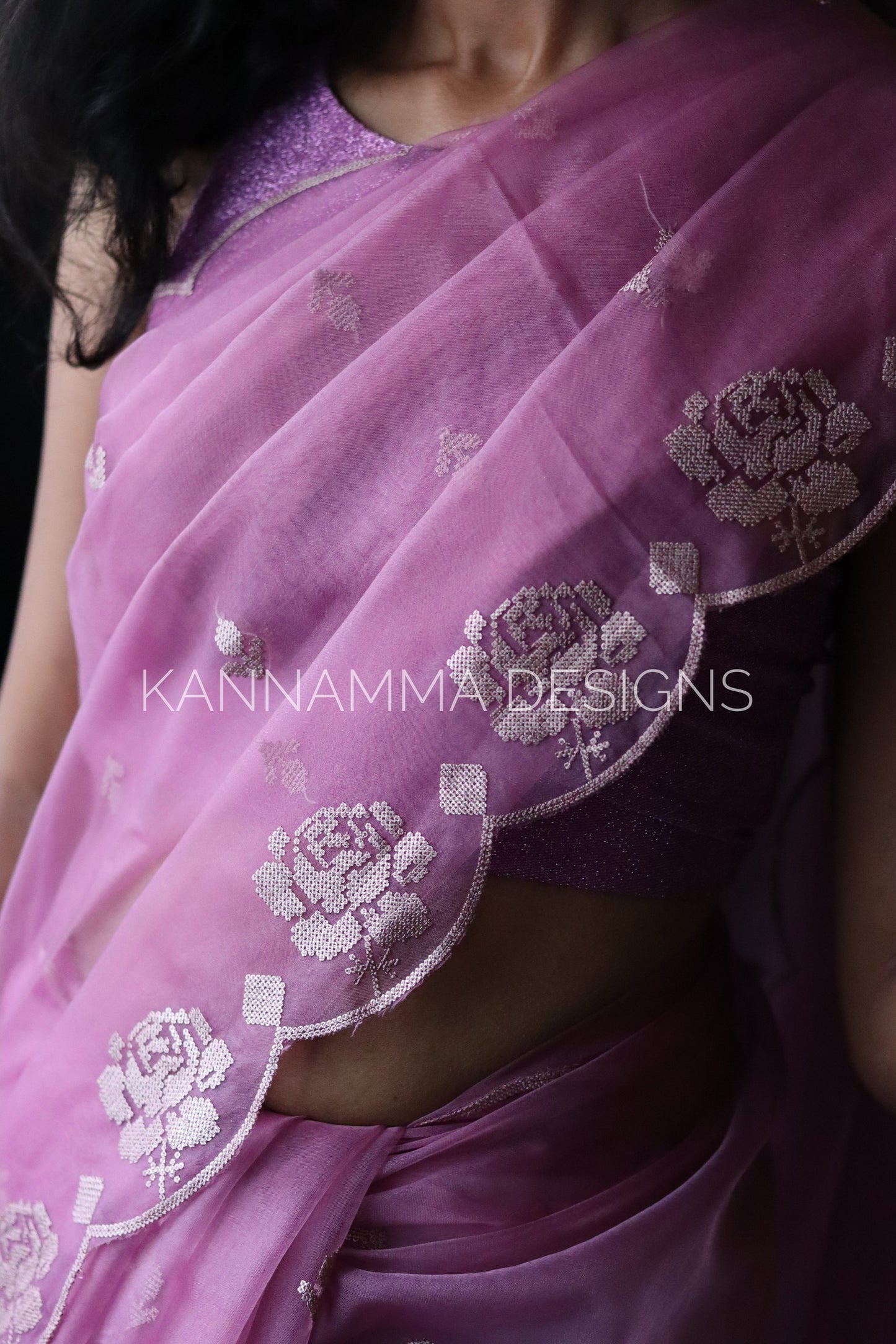 Delicate Organzas - Mauve Pink (KS192)